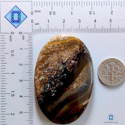 Valcanic Agate Oval Cabochons