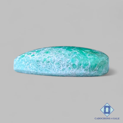 Cabujones de piedra preciosa variscita natural en forma de pera de 22 x 17 x 5 mm, procedentes de Estados Unidos, disponibles para la venta.