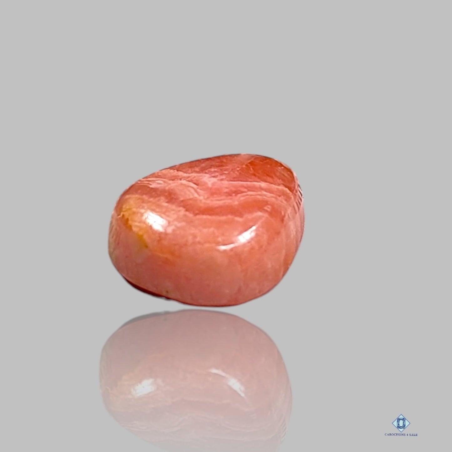 Veined Rhodochrosite Pear Cabochons