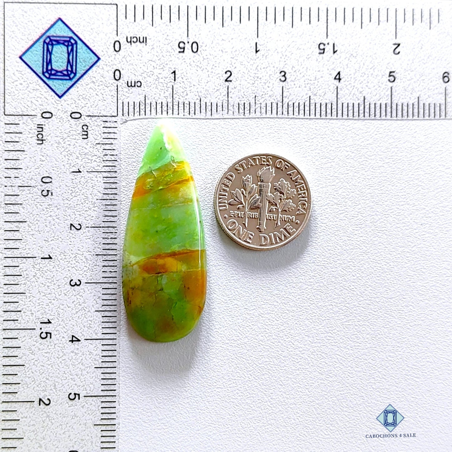 Variscite Pear Cabochons