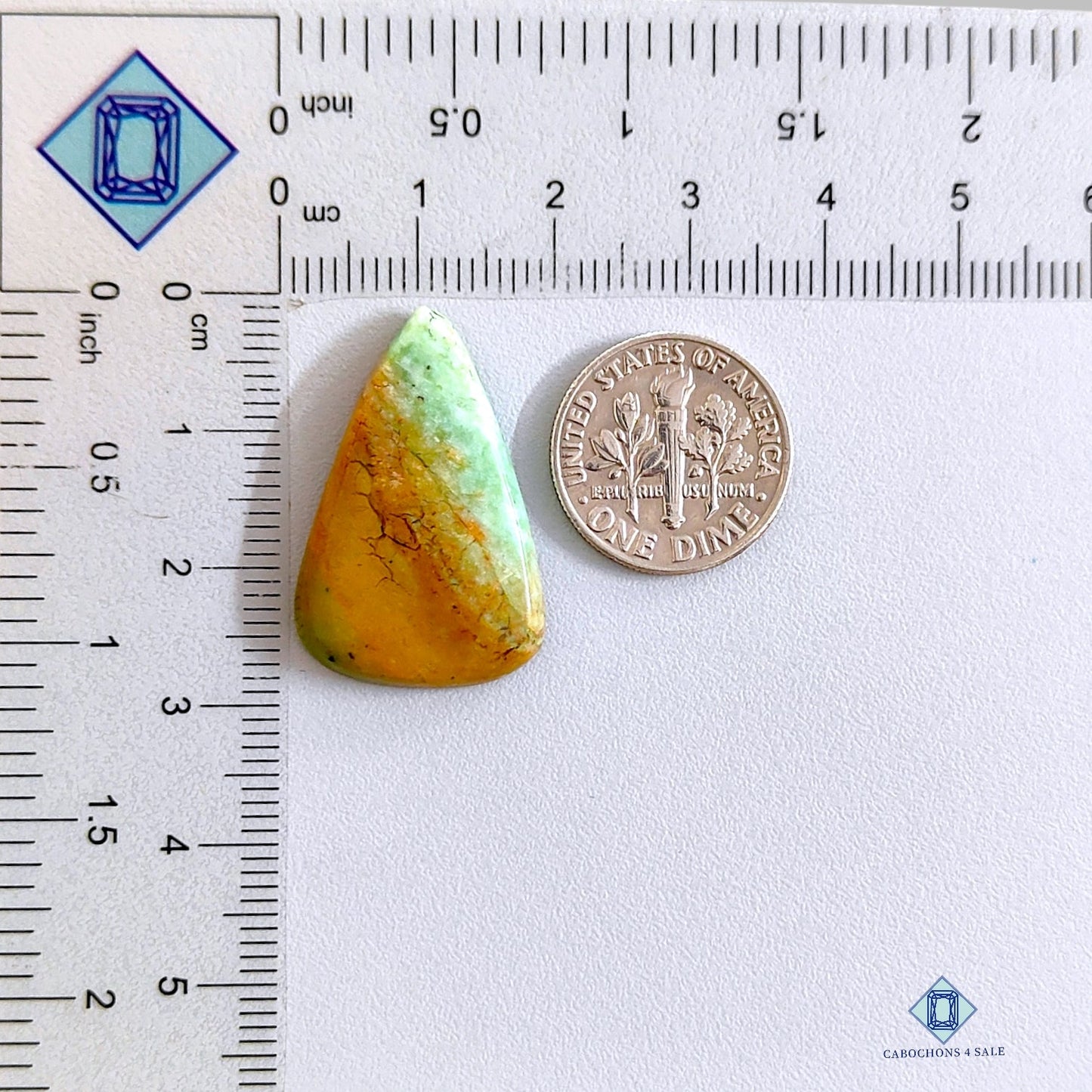 Variscite Pear Cabochons