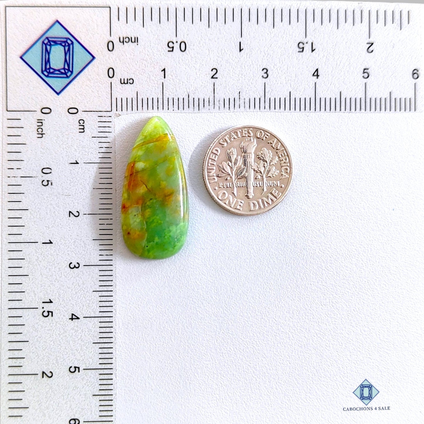 Variscite Pear Cabochons