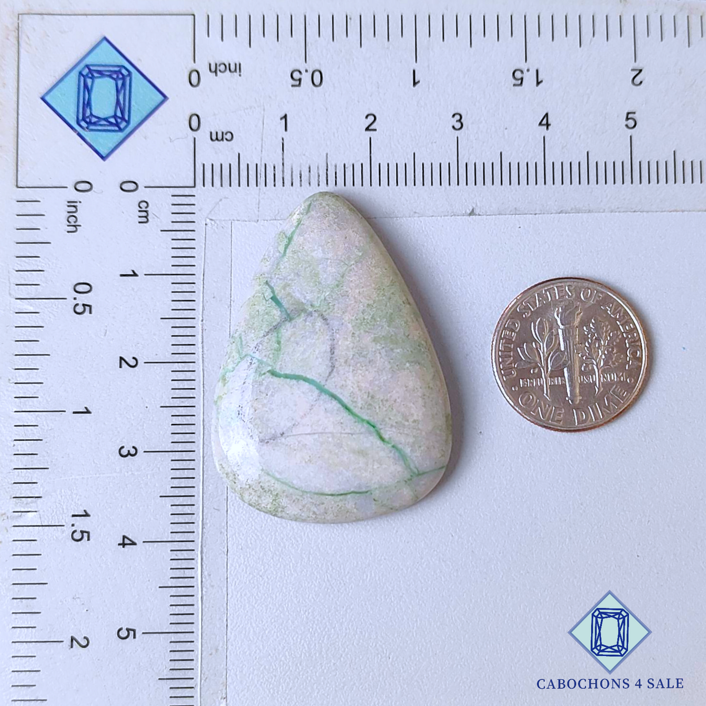 Veriscite Pear Cabochons