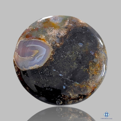 Volga Agate Round Cabochons