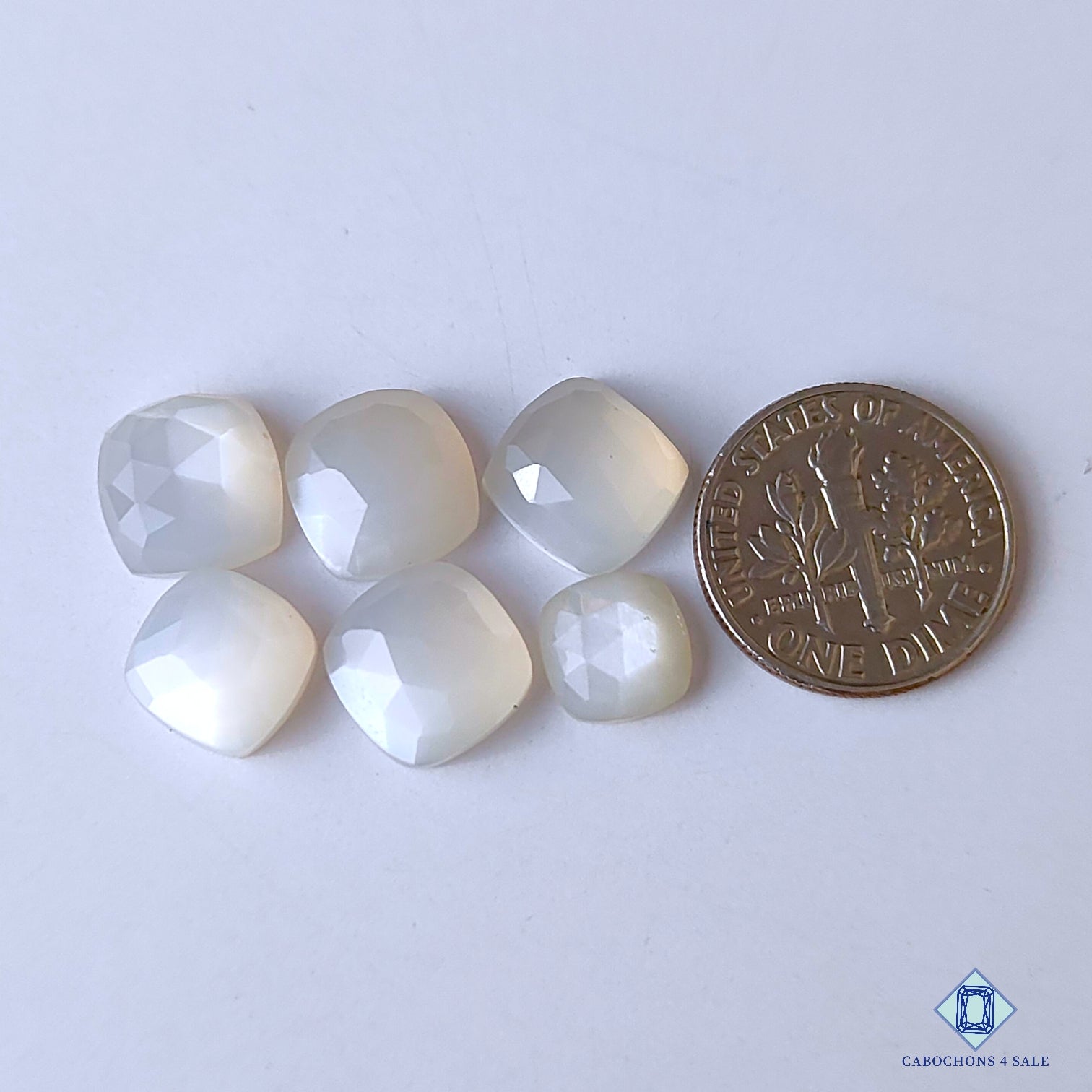 White Madras Moonstone