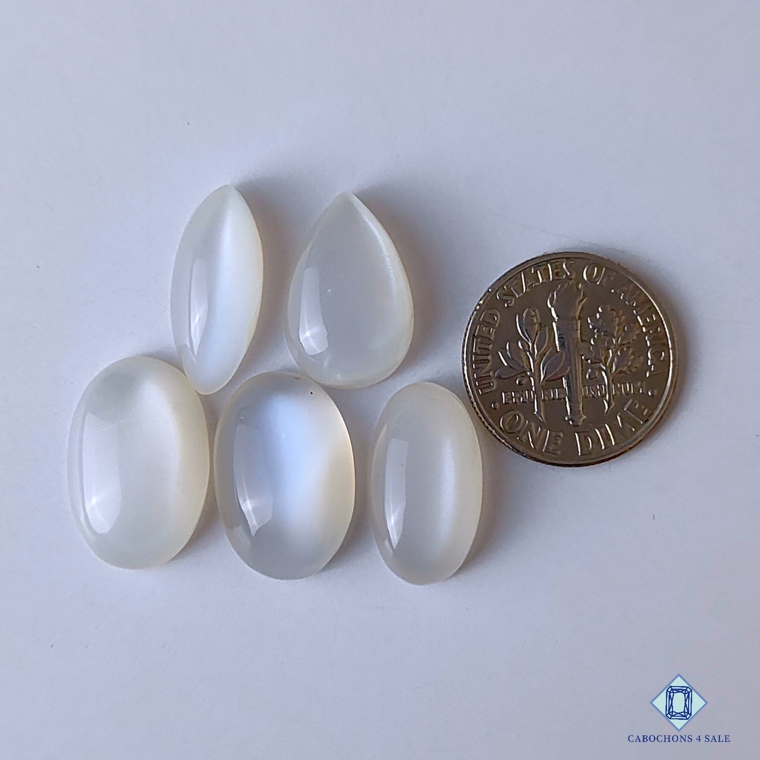 White Madras Moonstone