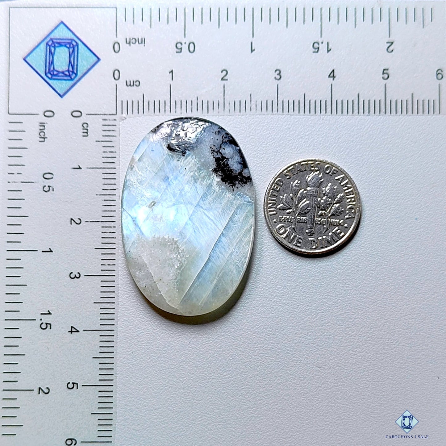 White Moonstone Oval Cabochons