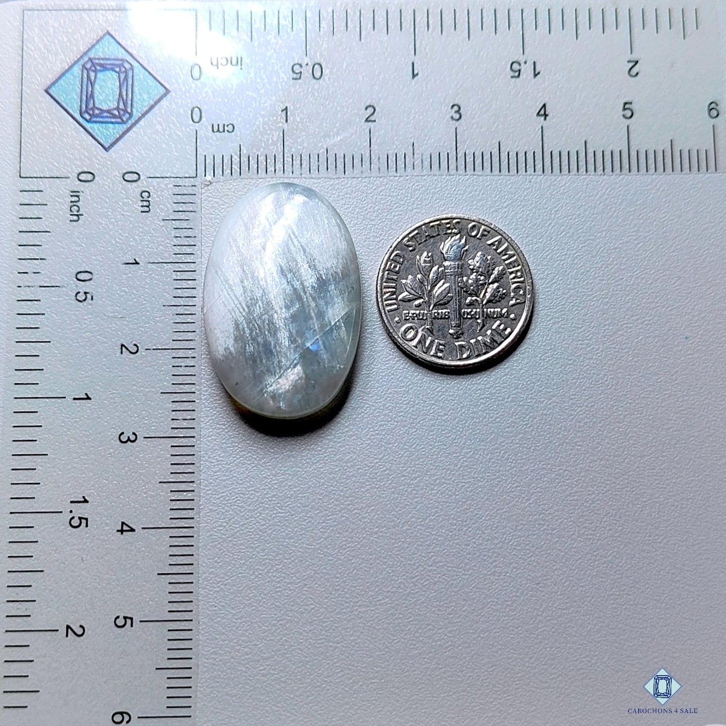 White Moonstone Oval Cabochons