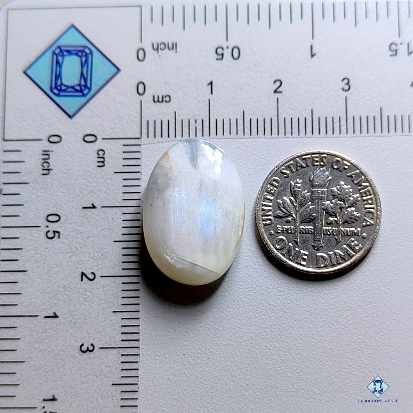 White Moonstone Oval Cabochons