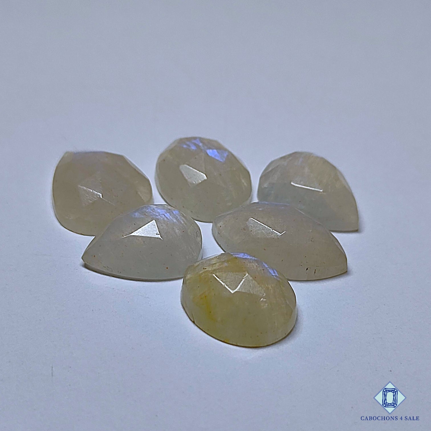 White Transparent Moonstone