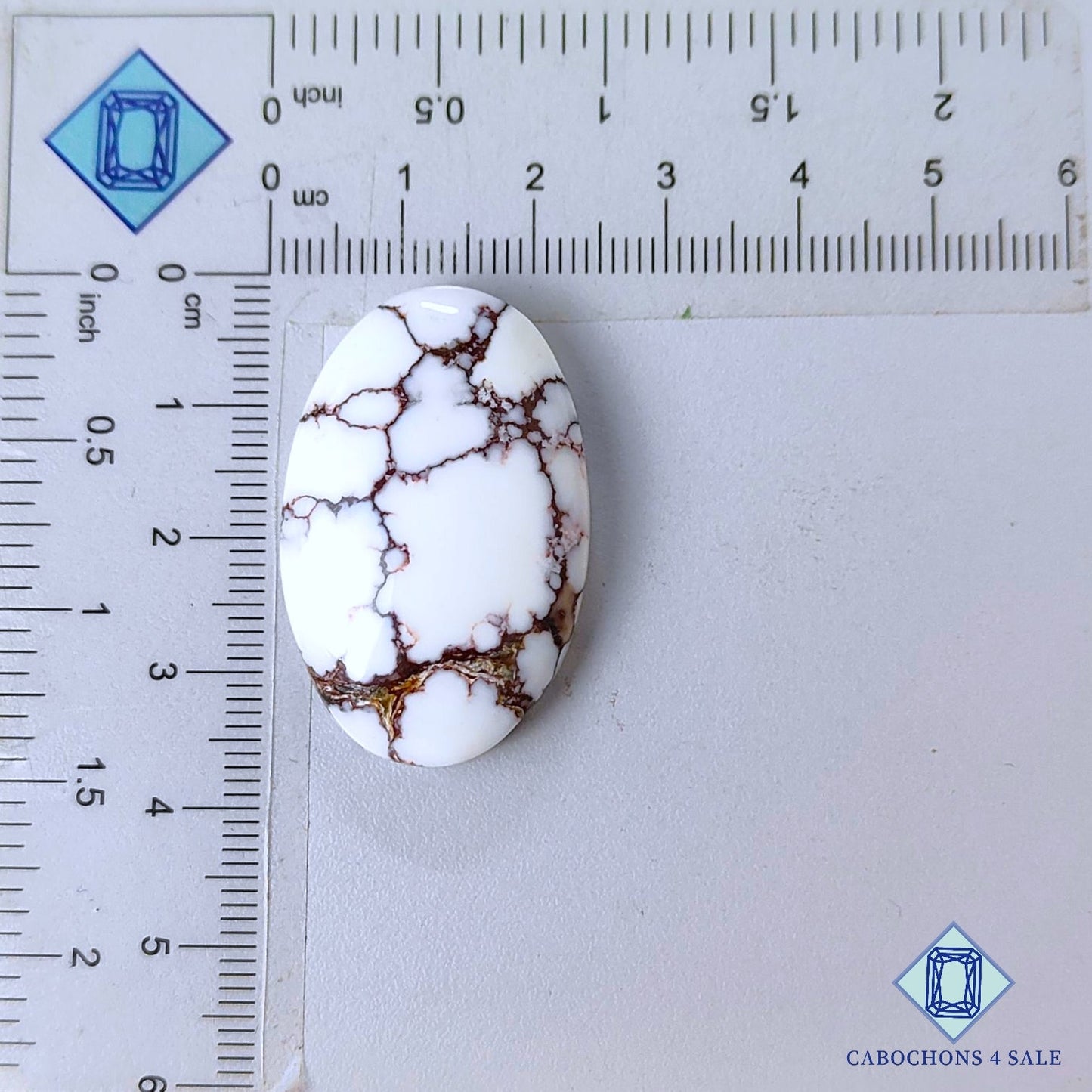 Natural Wild Horse Gemstone  Oval Cabochons 35*22*8mm from USA available for sale