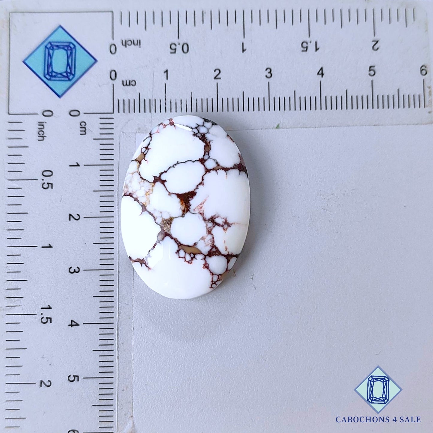 Natural Wild Horse Gemstone  Oval Cabochons 25*24*8mm from USA available for sale