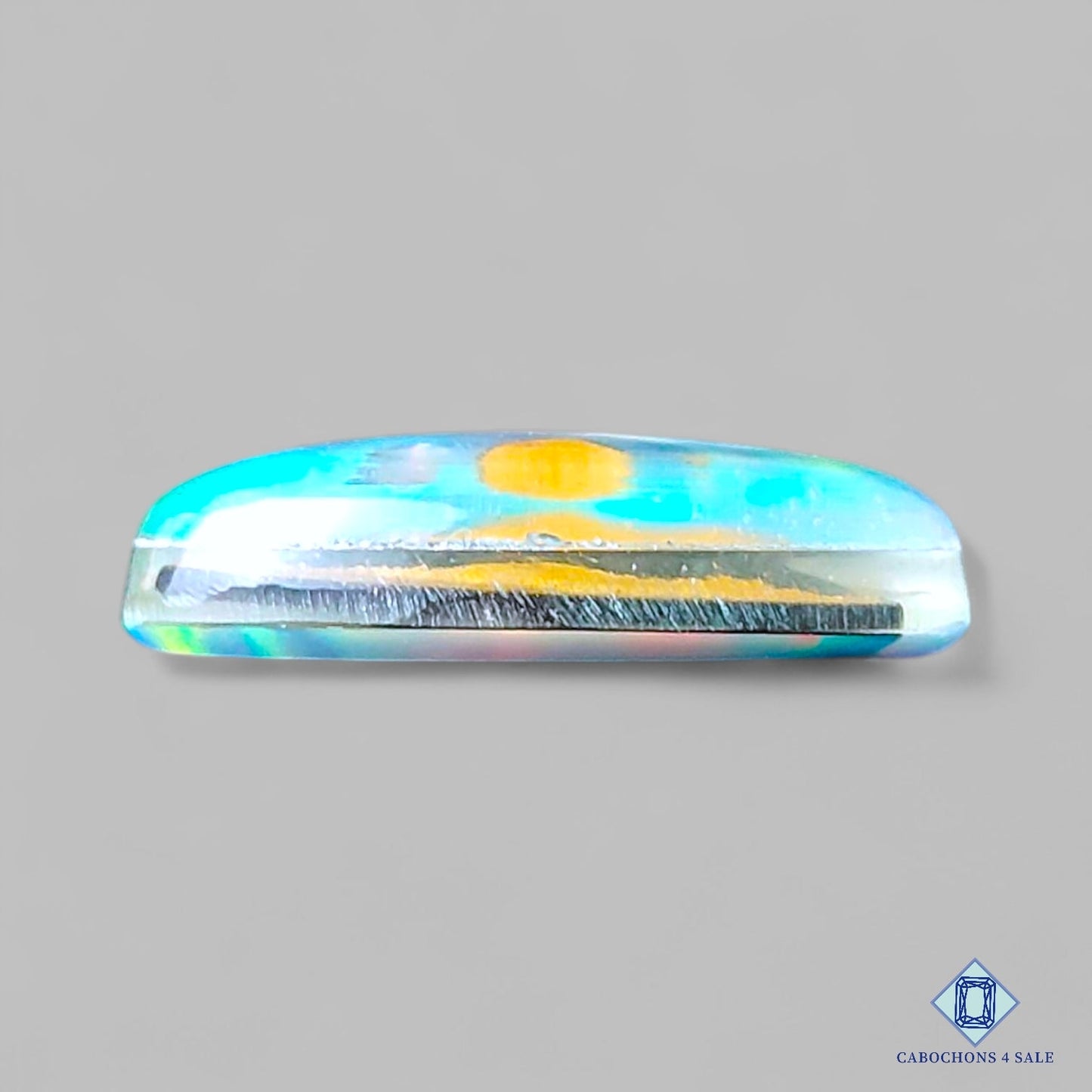 Wooden Hill Aurora Opal + Crystal Quartz Doublet