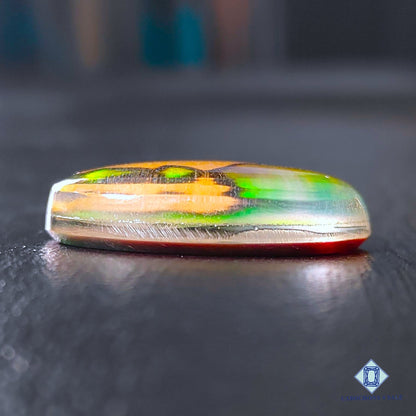 Wooden Hill Inlay in Crystal and Aurora Opal Doublet Gemstone Oval Cabochons 29*21*7mm available for sale