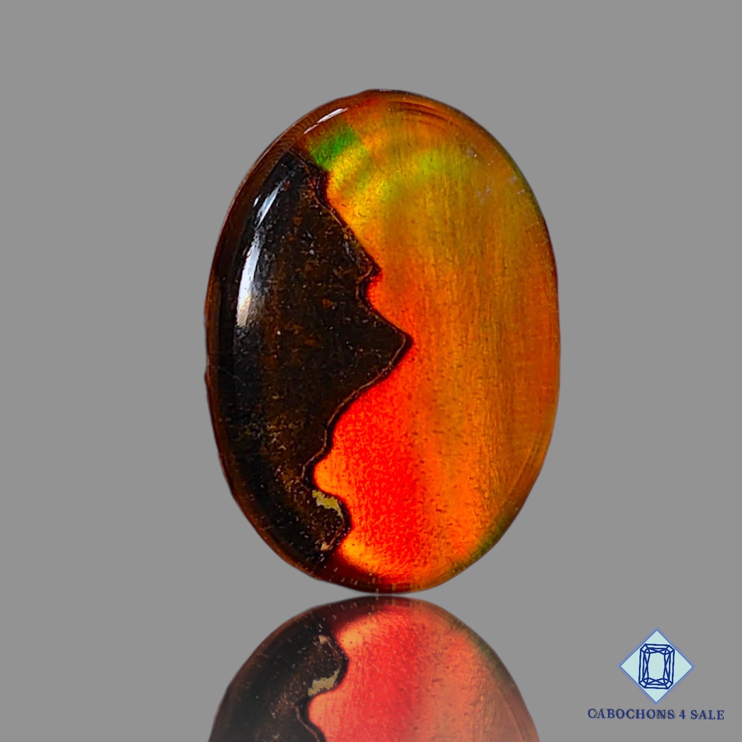 Wooden Hill Inlay in Crystal and Aurora Opal Doublet