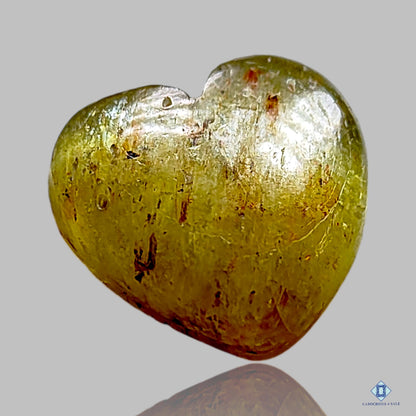 Yellow Apatite Heart Carvings