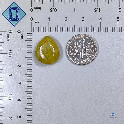 Yellow Apatite Pear Cabochons