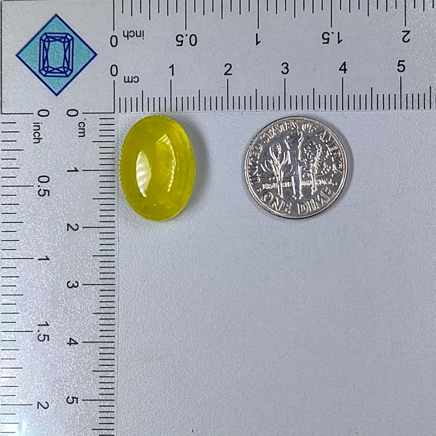 Yellow Apatite Oval Cabochons