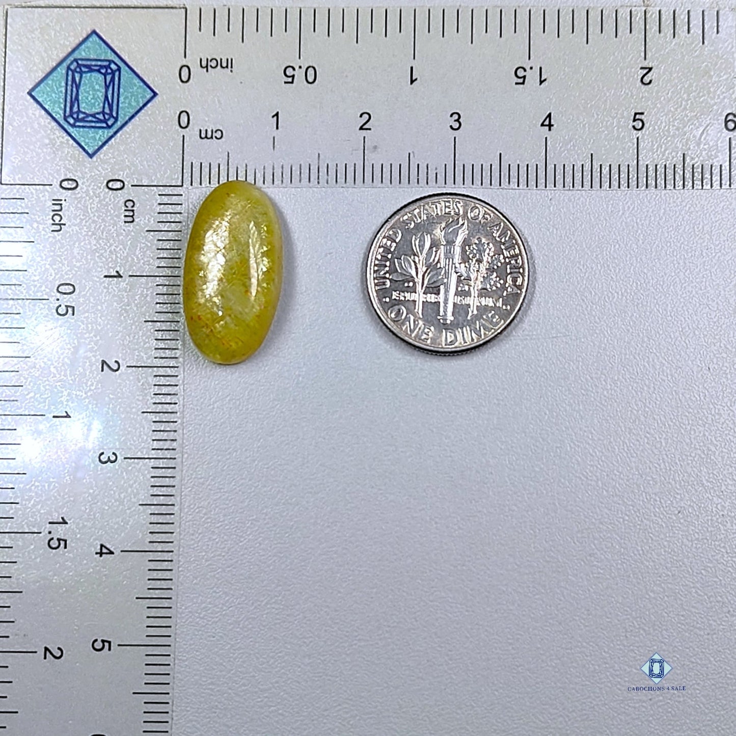 Yellow Apatite Oval Cabochons