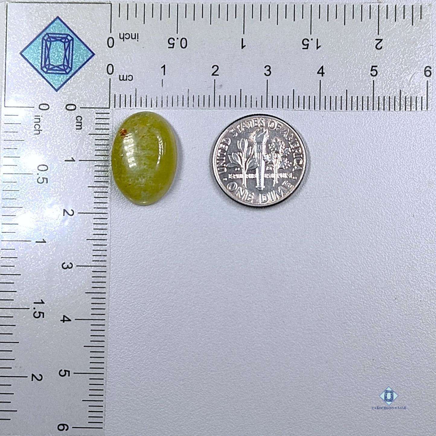 Yellow Apatite Oval Cabochons