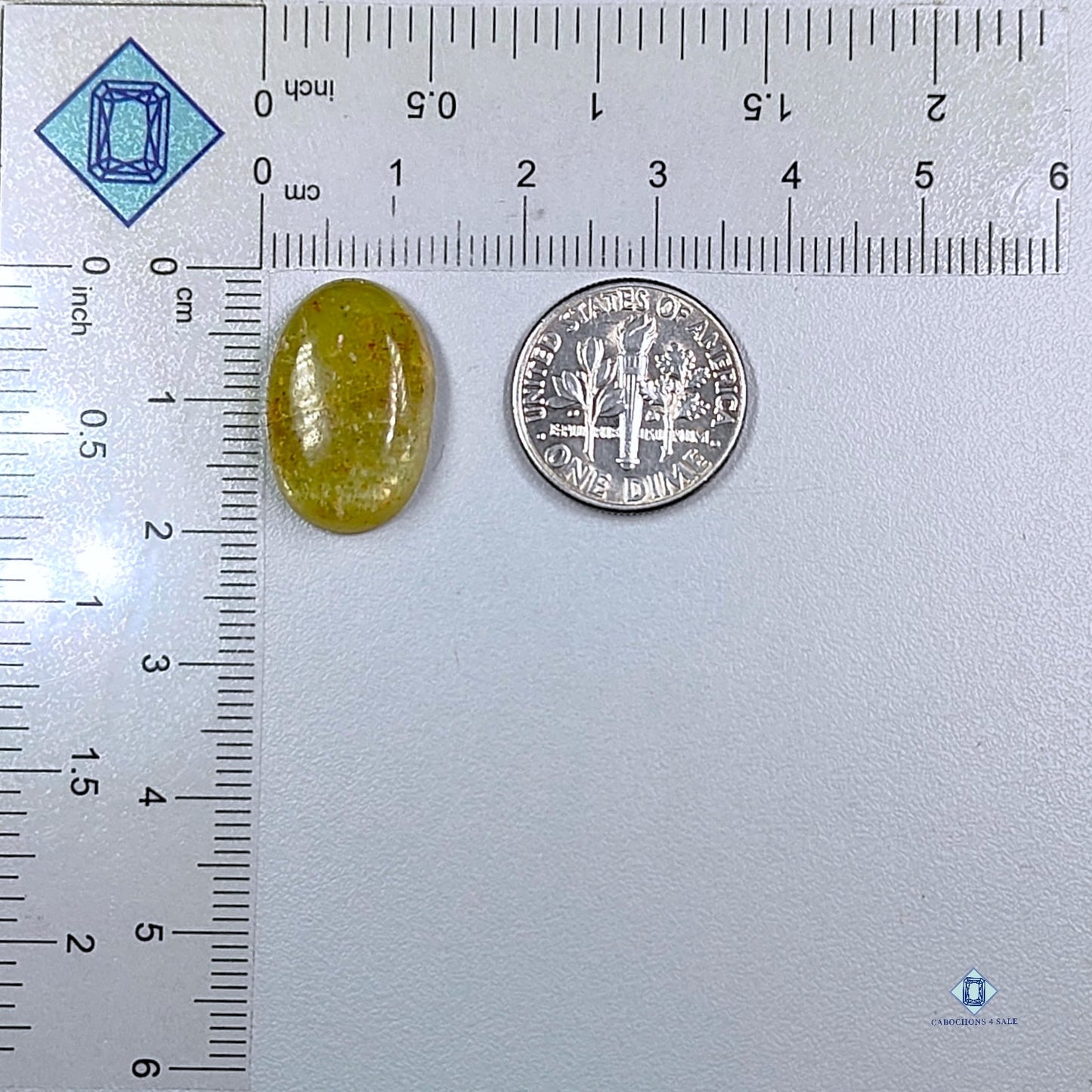 Yellow Apatite Oval Cabochons