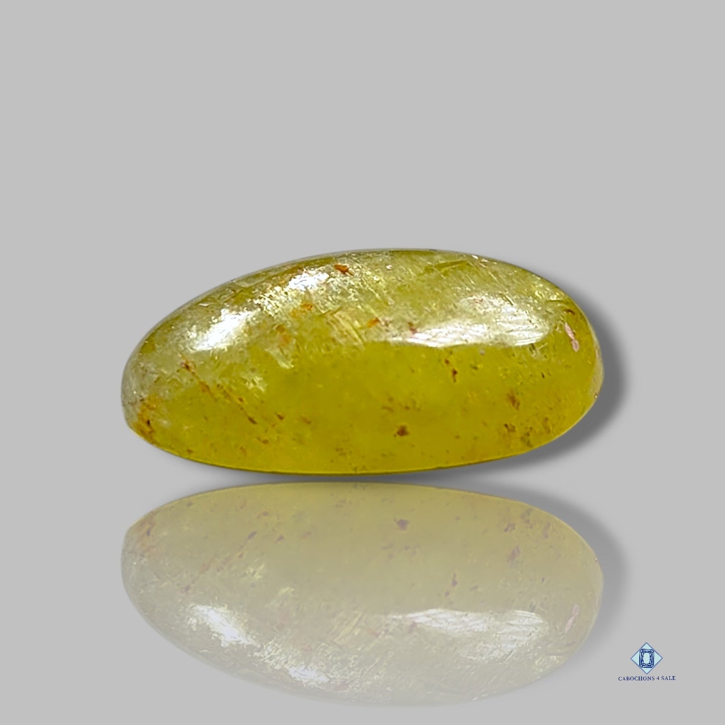 Yellow Apatite Oval Cabochons