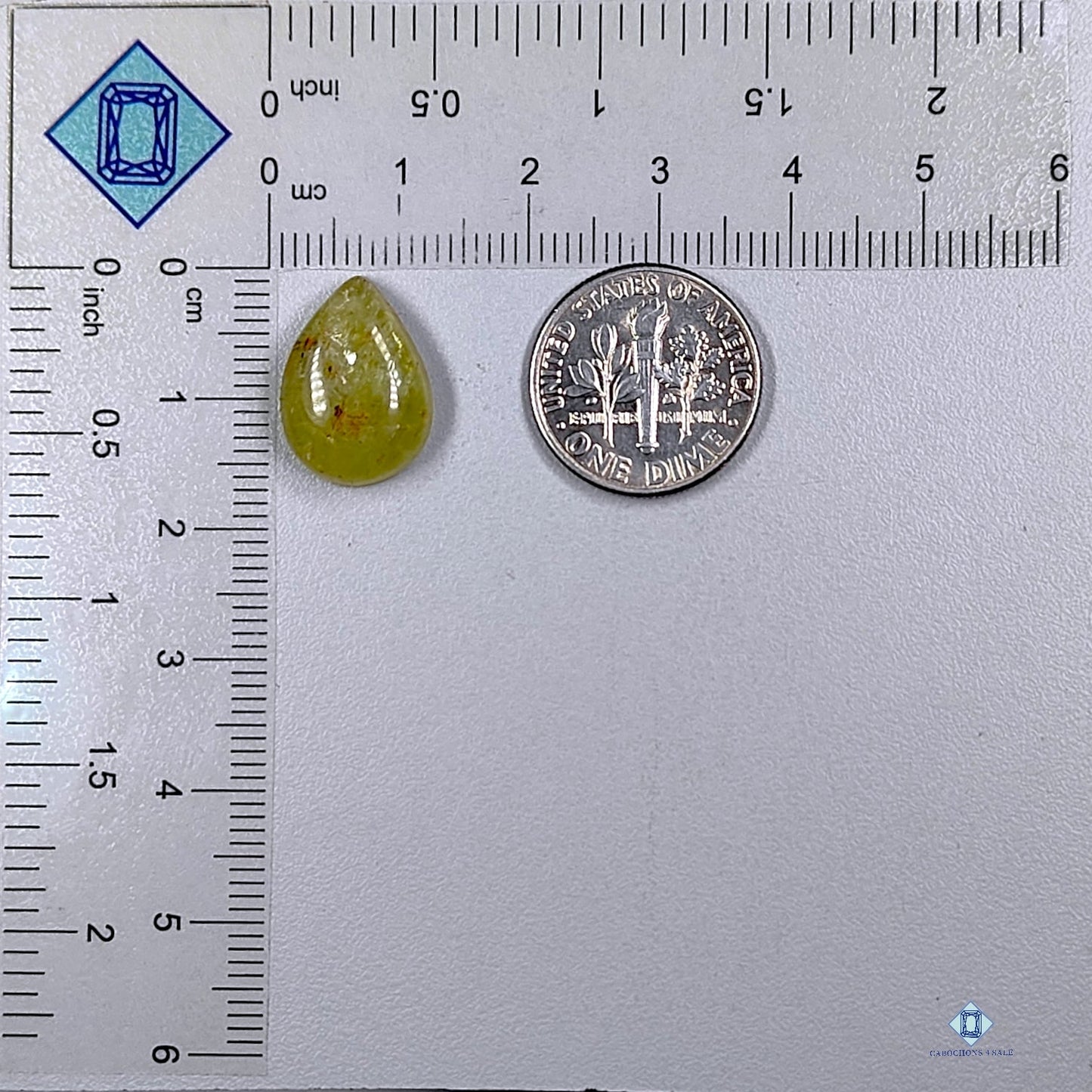 Yellow Apatite Pear Cabochons