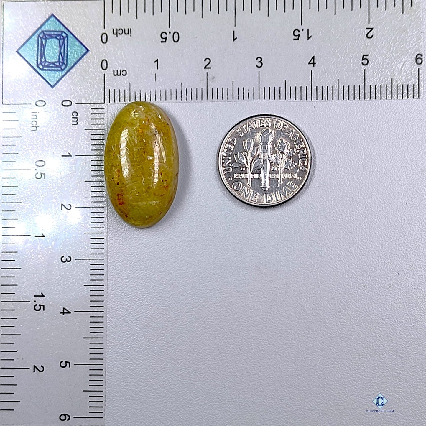 Yellow Apatite Oval Cabochons