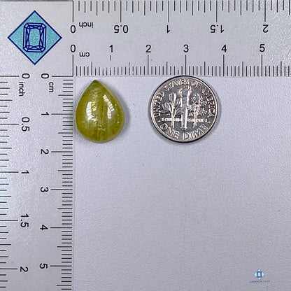 Yellow Apatite Pear Cabochons