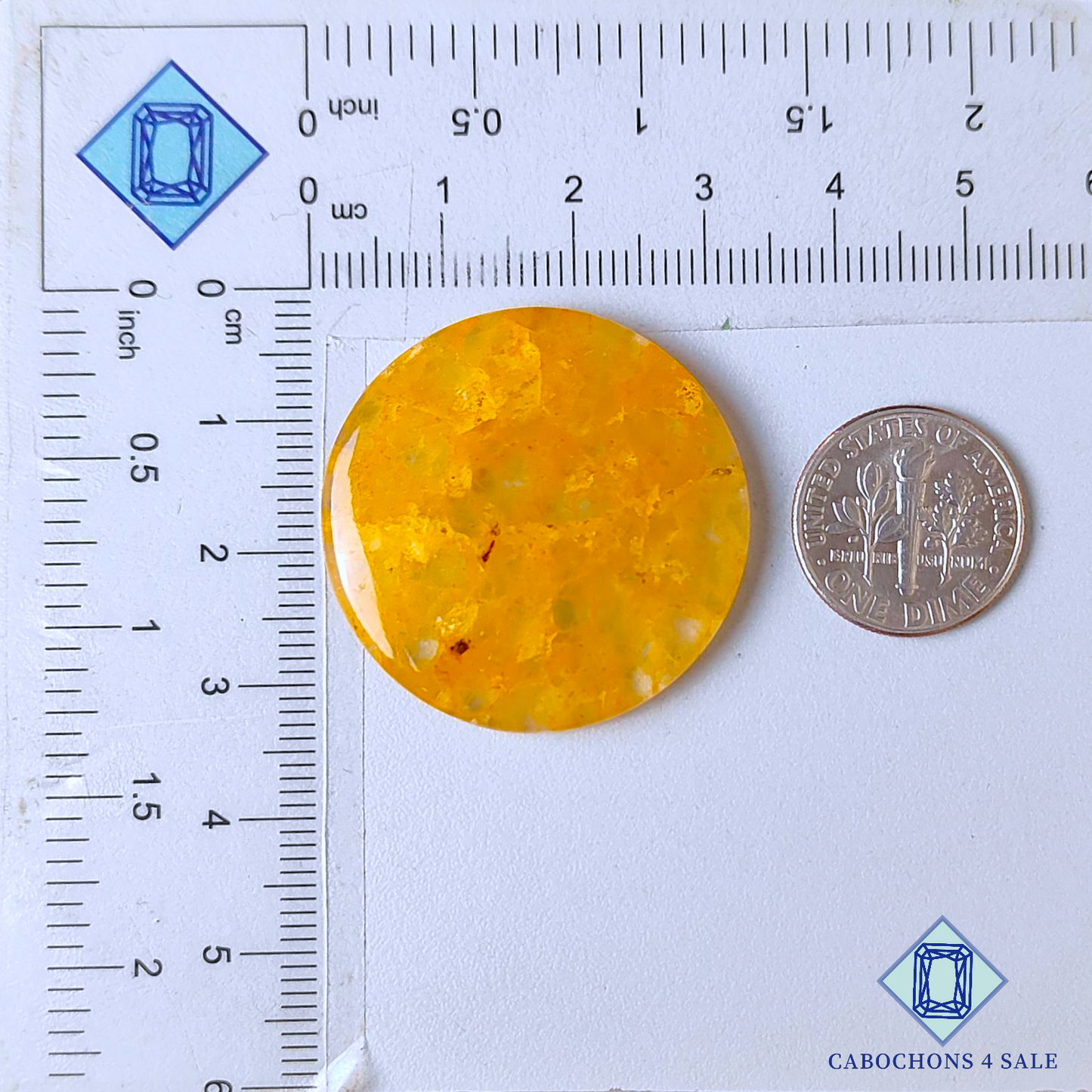 Yellow Aventurine Round Cabochons