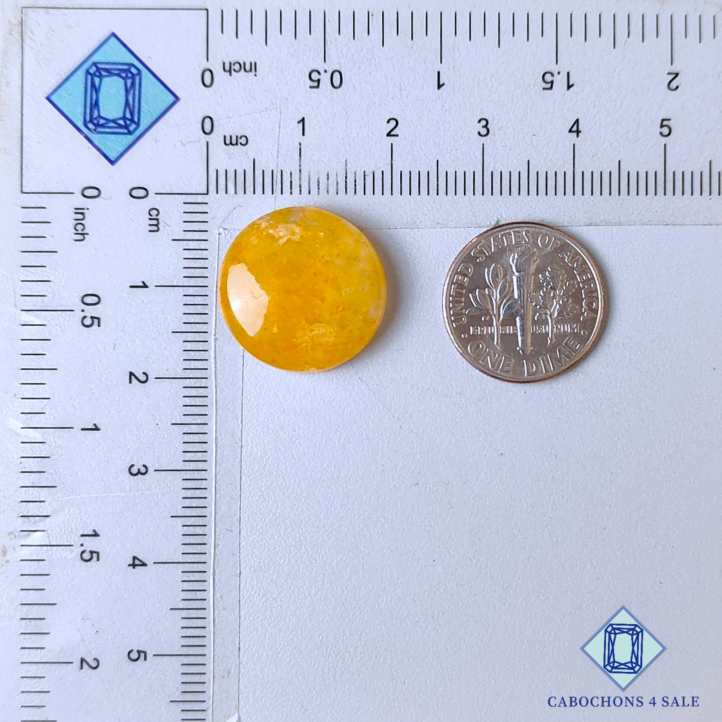 Yellow Aventurine Round Cabochons