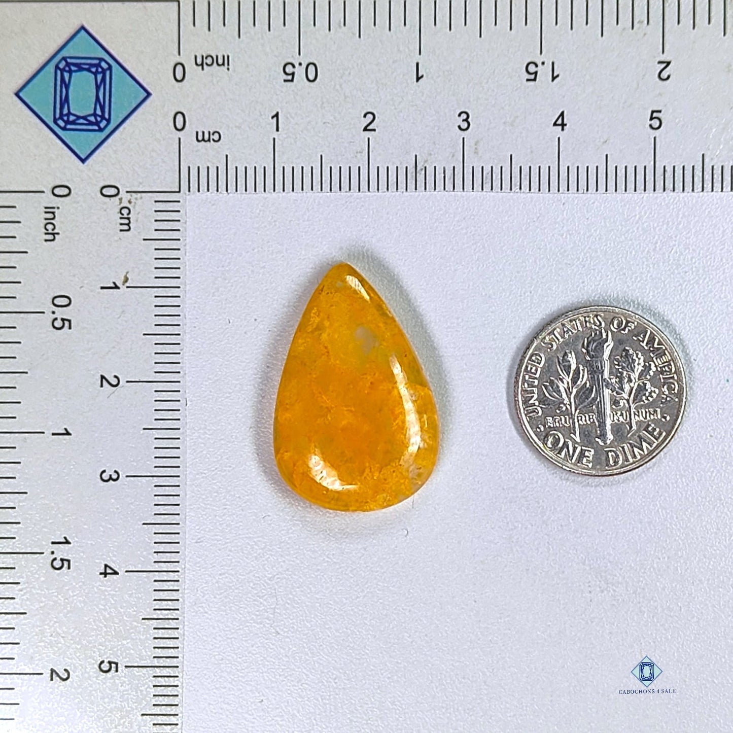 Yellow Aventurine Pear Cabochons