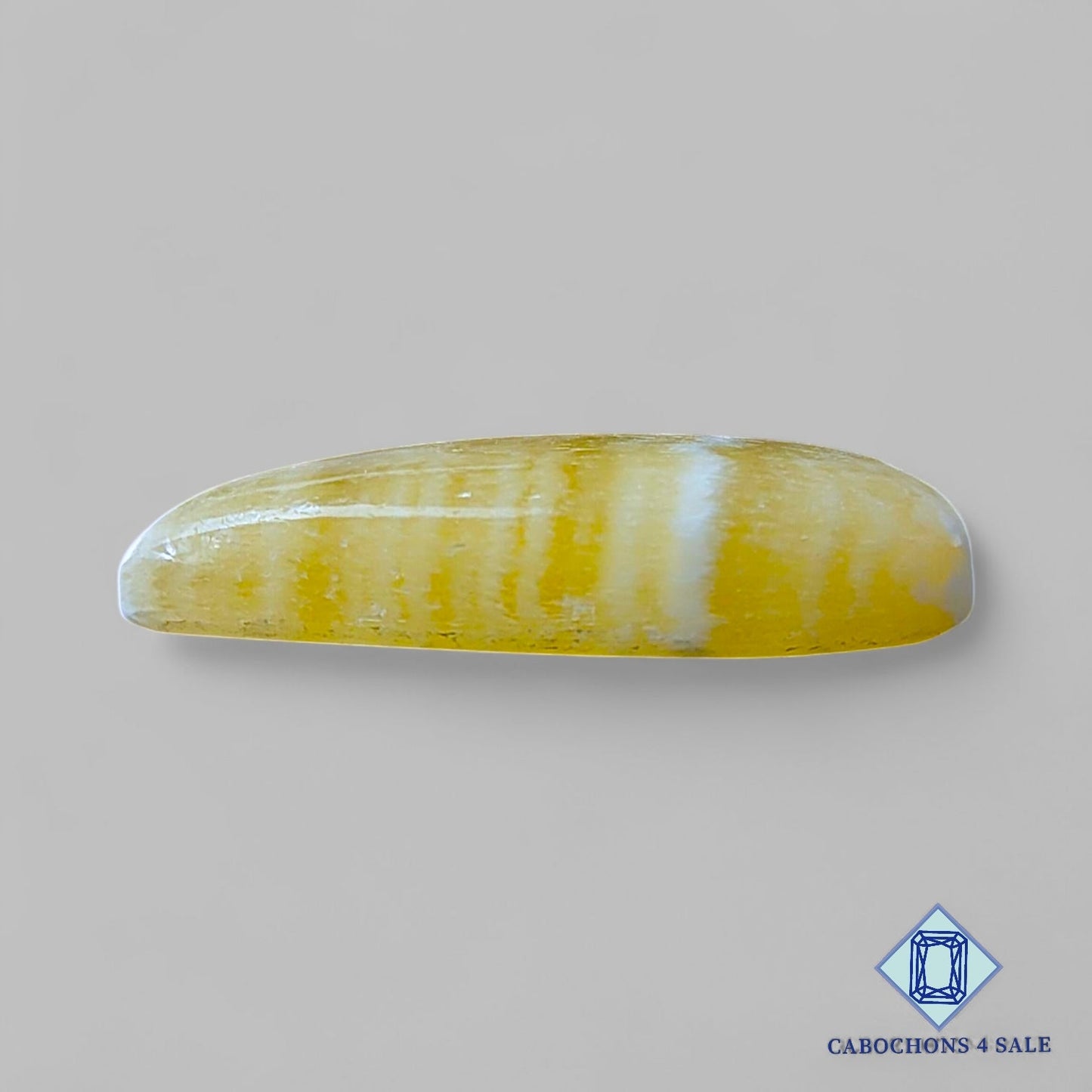 Natural Yellow Calcite Gemstone Pear Cabochons 33*16*7mm from Mexico  available for sale