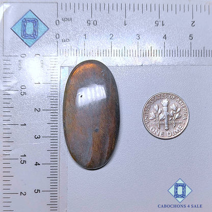 Yellow Labradorite Oval Cabochons 40*21*6mm