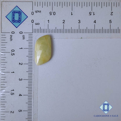 Natural Yellow Sapphire Gemstone  Fancy Rose Cut 20*10*4mm from Myanmar available for sale