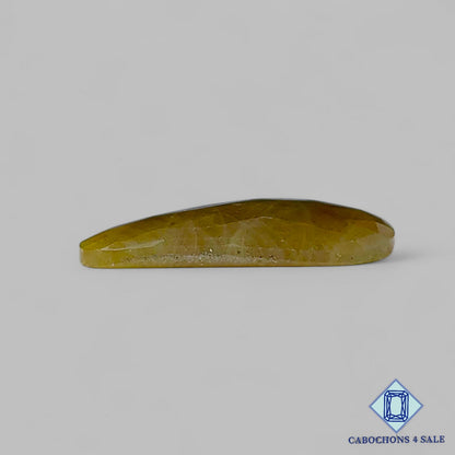 Natural Yellow Sapphire Gemstone  Pear Rose Cut 26*12*4mm from Myanmar available for sale