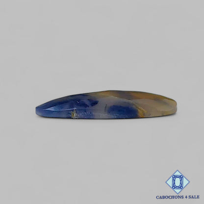 Natural Yellow Sapphire Gemstone  Oval Rose Cut 24*9*1mm from Myanmar available for sale