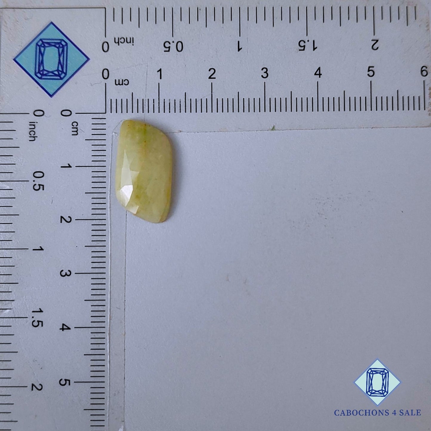 Natural Yellow Sapphire Gemstone  Fancy Rose Cut 17*10*3mm from Myanmar available for sale