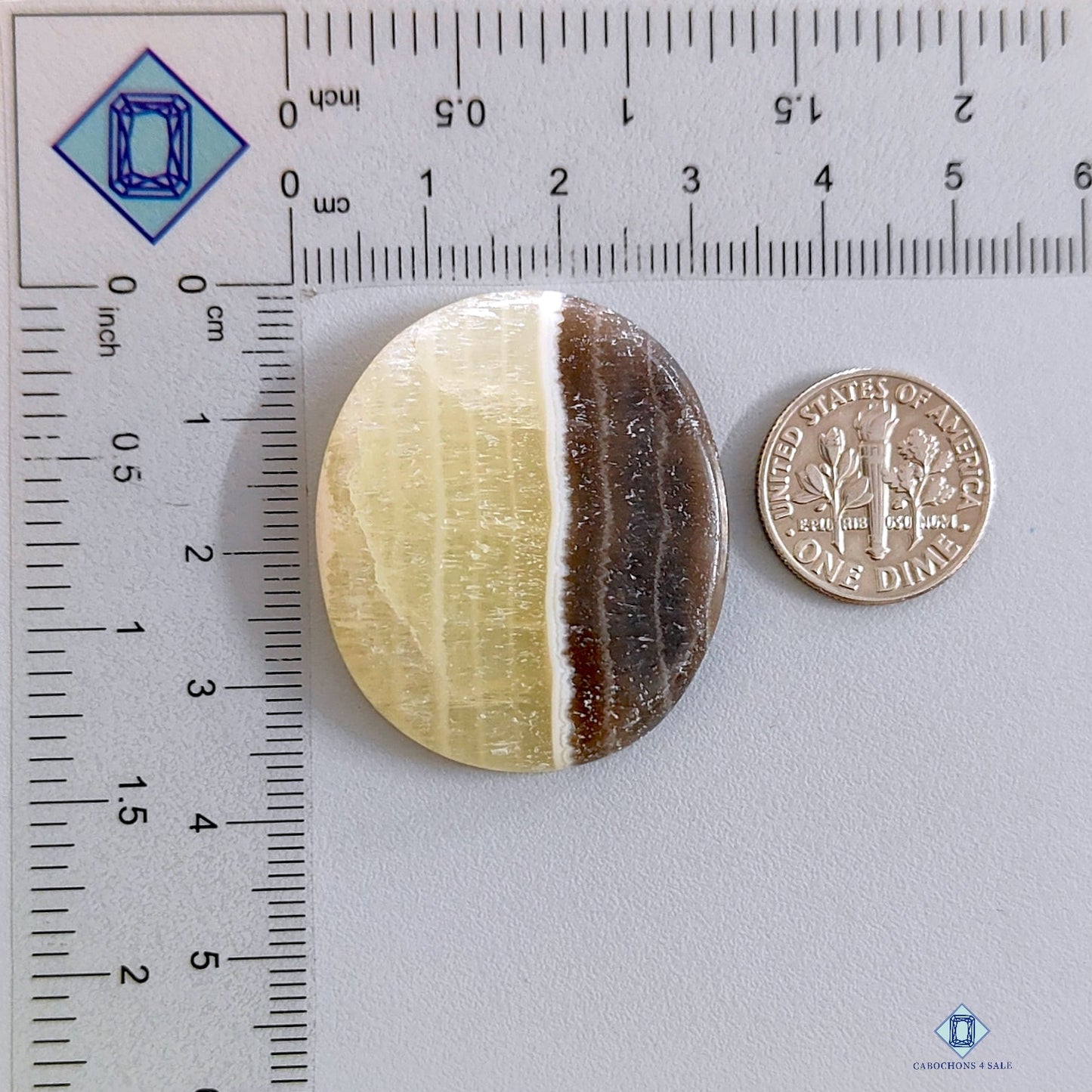 Zebra Calcite Oval Cabochons