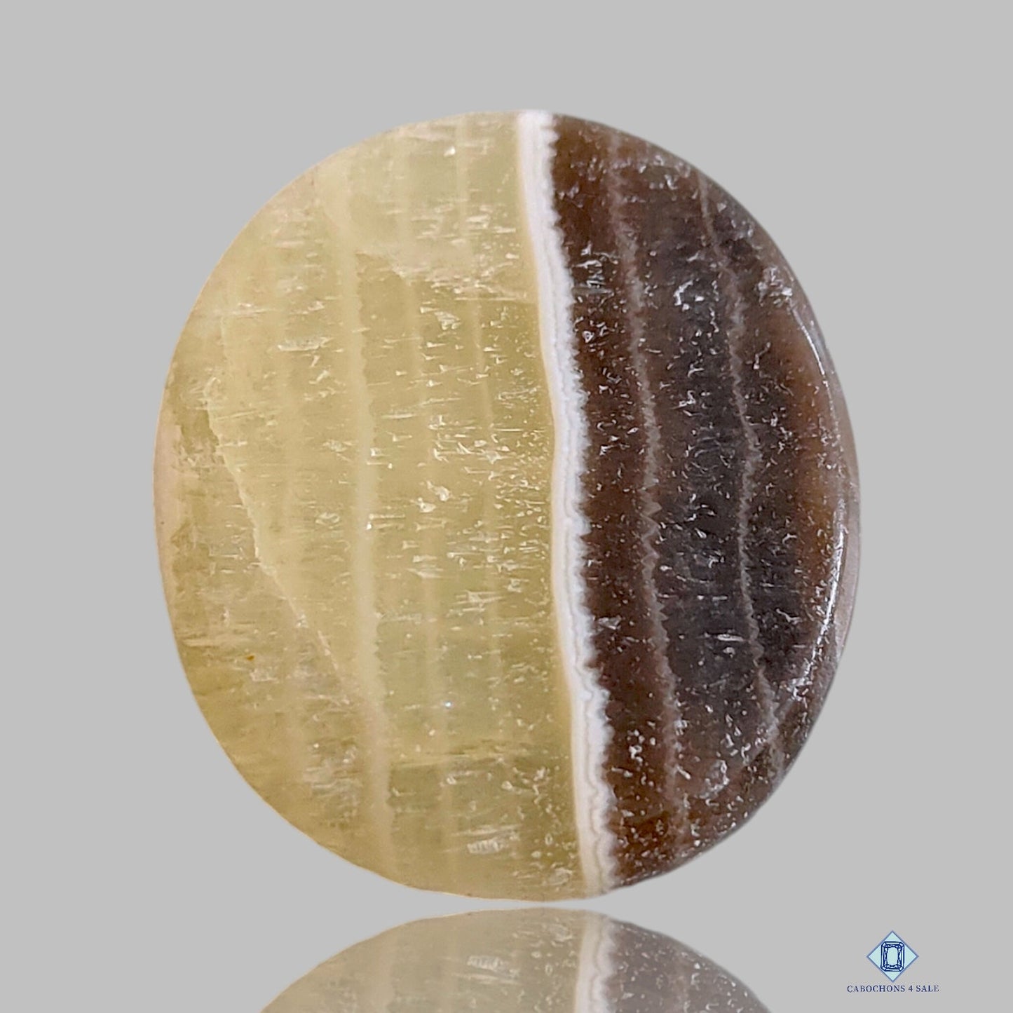 Zebra Calcite Oval Cabochons