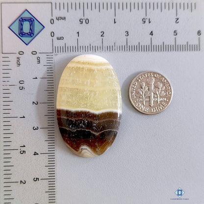 Zebra Calcite Oval Cabochons