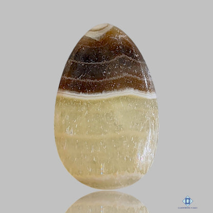 Zebra Calcite Pear Cabochons