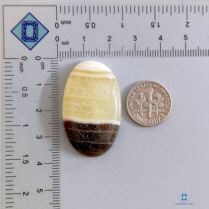 Zebra Calcite Oval Cabochons