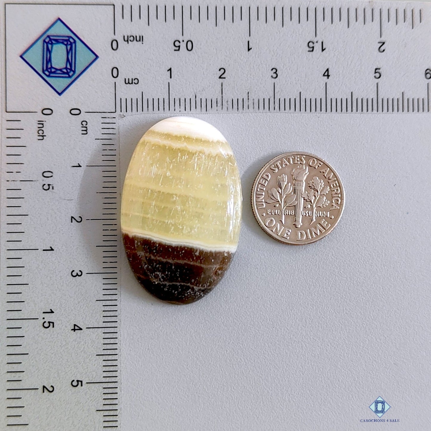 Zebra Calcite Oval Cabochons