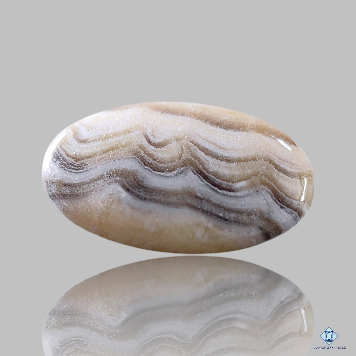 Zebra Calcite Oval Cabochons