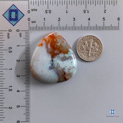 chrysoprase-pear-Cabochons