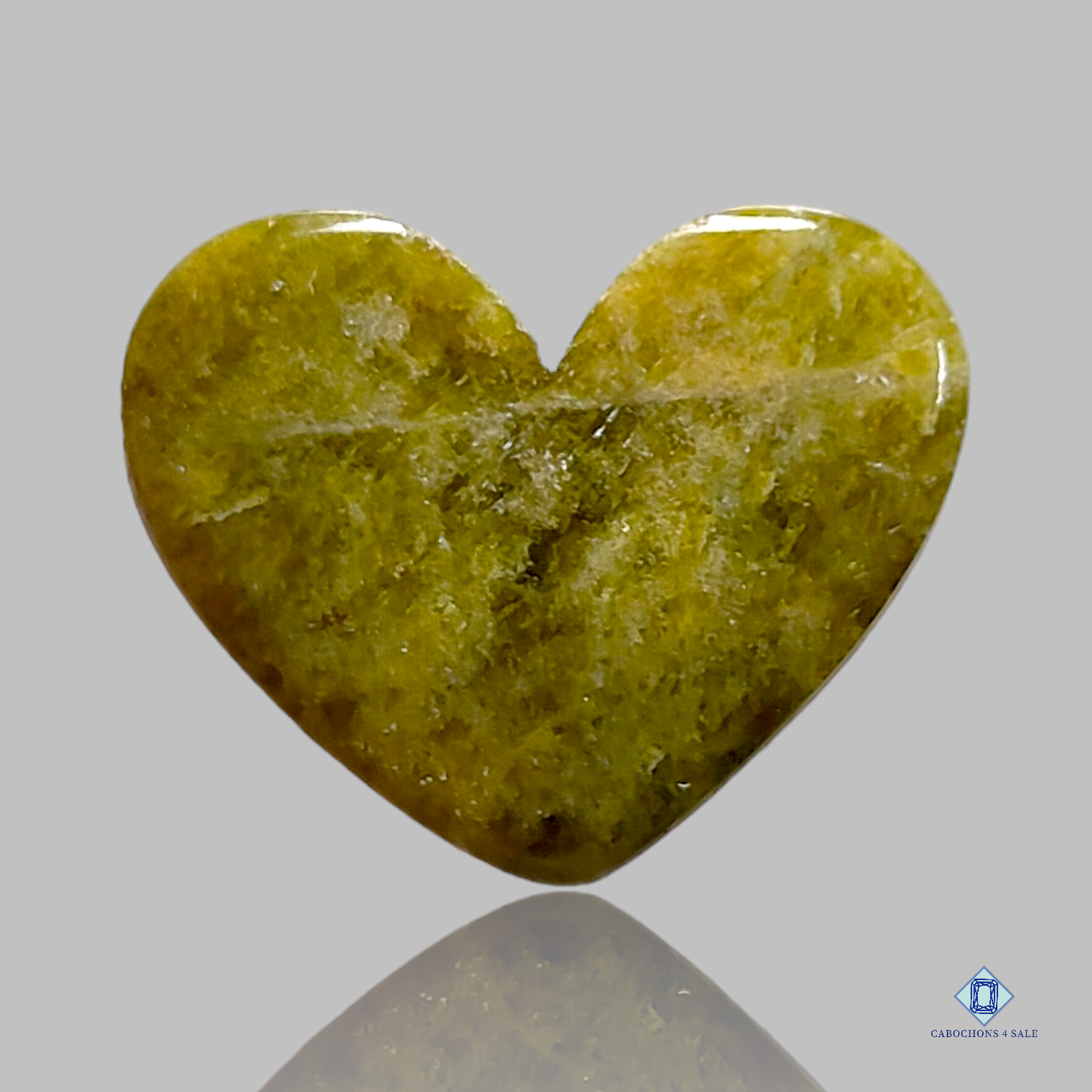 serpentine-c4sw1624-Heart-Green-Cabochons