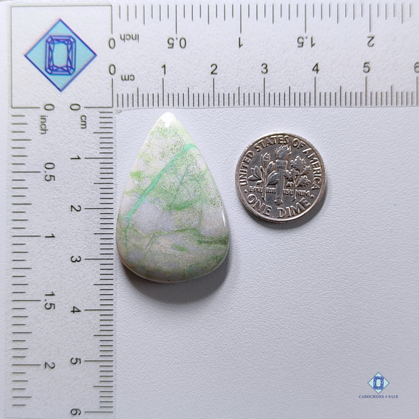 variscite-pear-Cabochons