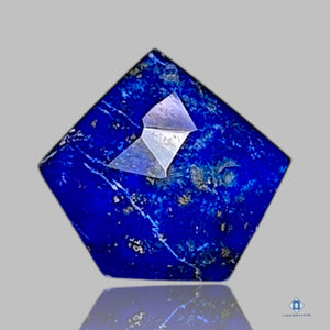 Lapis + Crystal Quartz Doublets   Pentagon Doublets