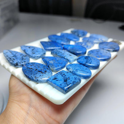 Natural Dumortierite Gemstone Cabochons | Deep Blue Stone for Rings, Pendants, Wire Wrap